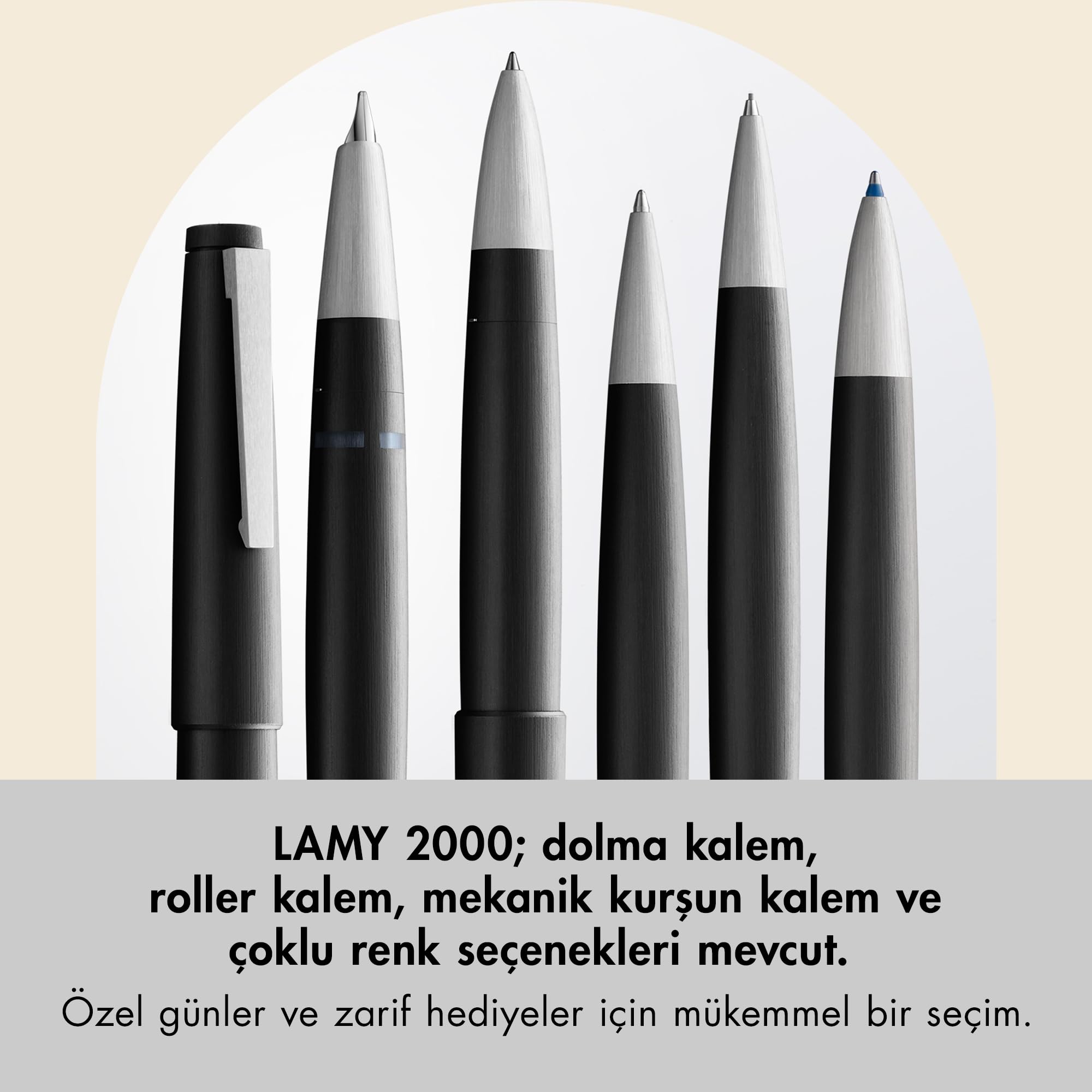 Amazon.com : LAMY Black 2000 Fountain Pen with 14ct. Platinum